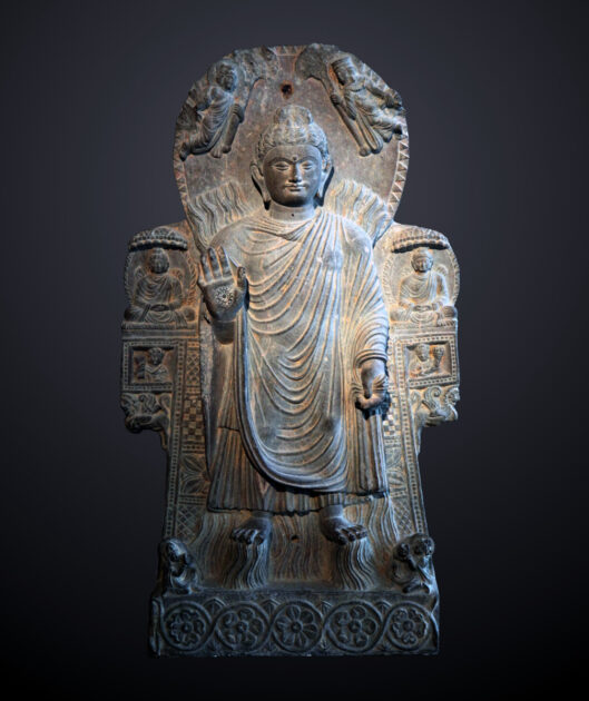 Der sogenannte Feuer-Buddha. Bild: Wikipedia/Rama