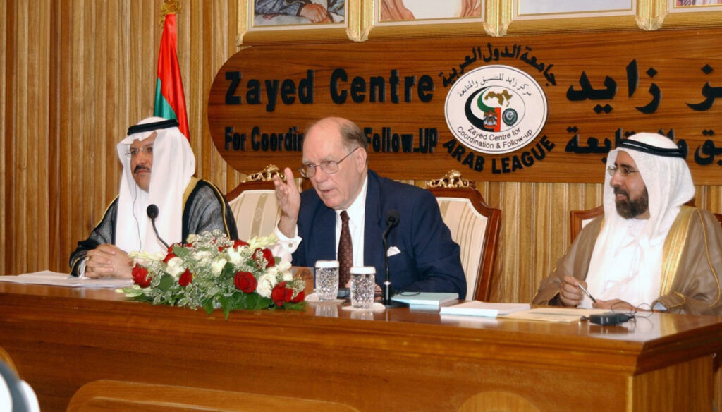 Lyndon LaRouche, Zayed Centre