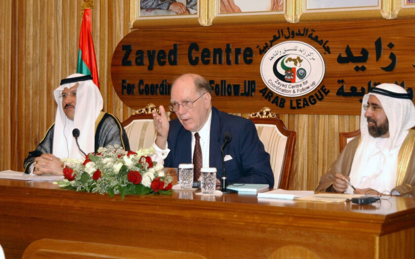 Lyndon LaRouche, Zayed Centre